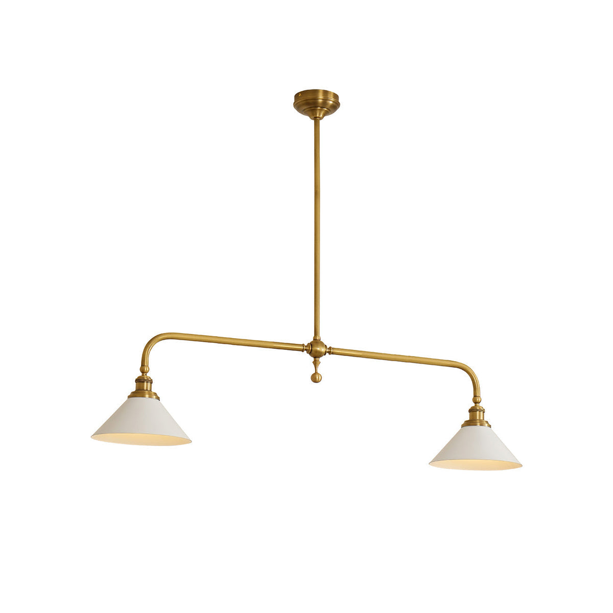 Veima Brass Linear Pendant Light