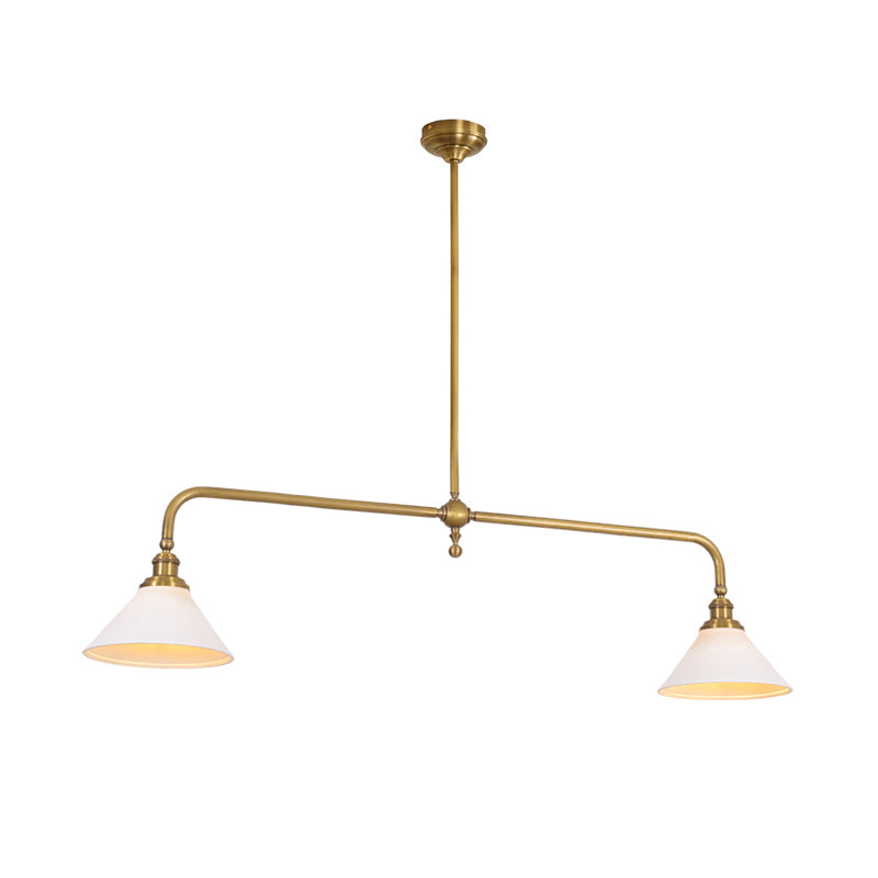Veima Brass Linear Pendant Light