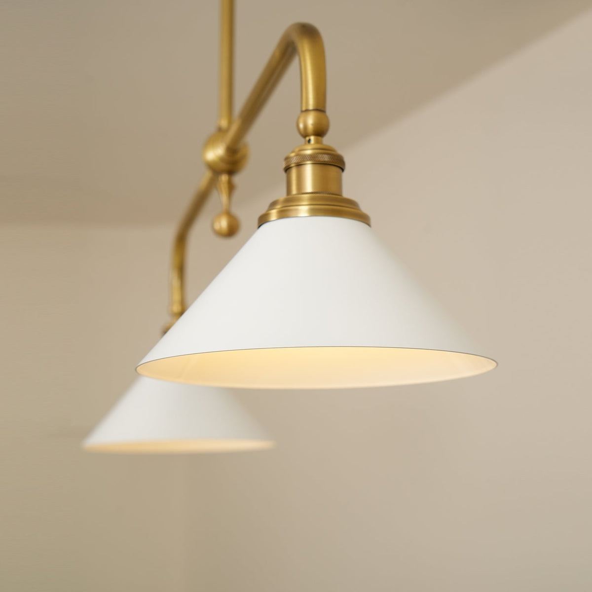 Veima Brass Linear Pendant Light