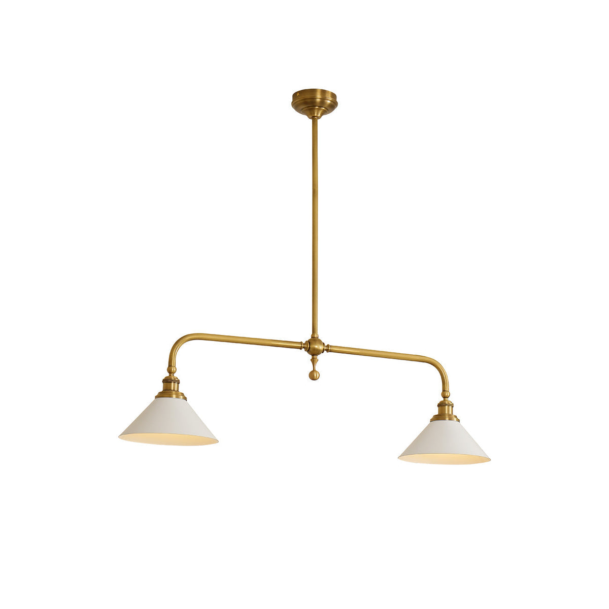 Veima Brass Linear Pendant Light