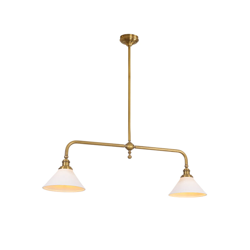 Veima Brass Linear Pendant Light