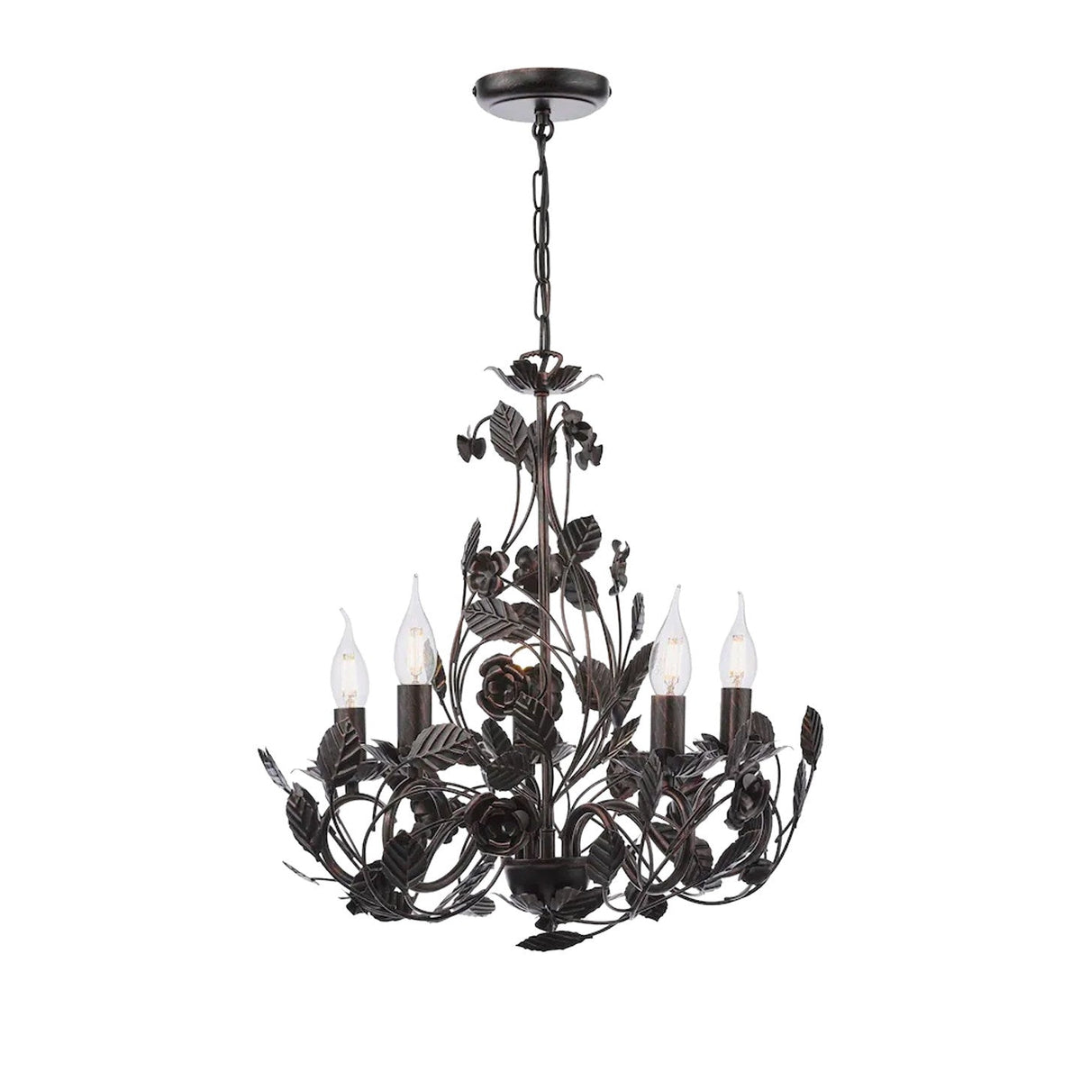 Vireliane Wrought Iron Chandelier