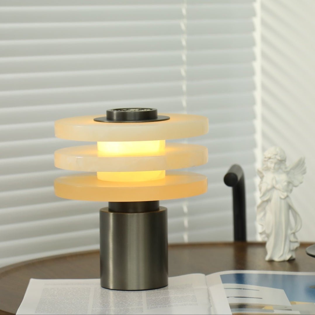 Pryt Obelisk Alabaster Table Lamp