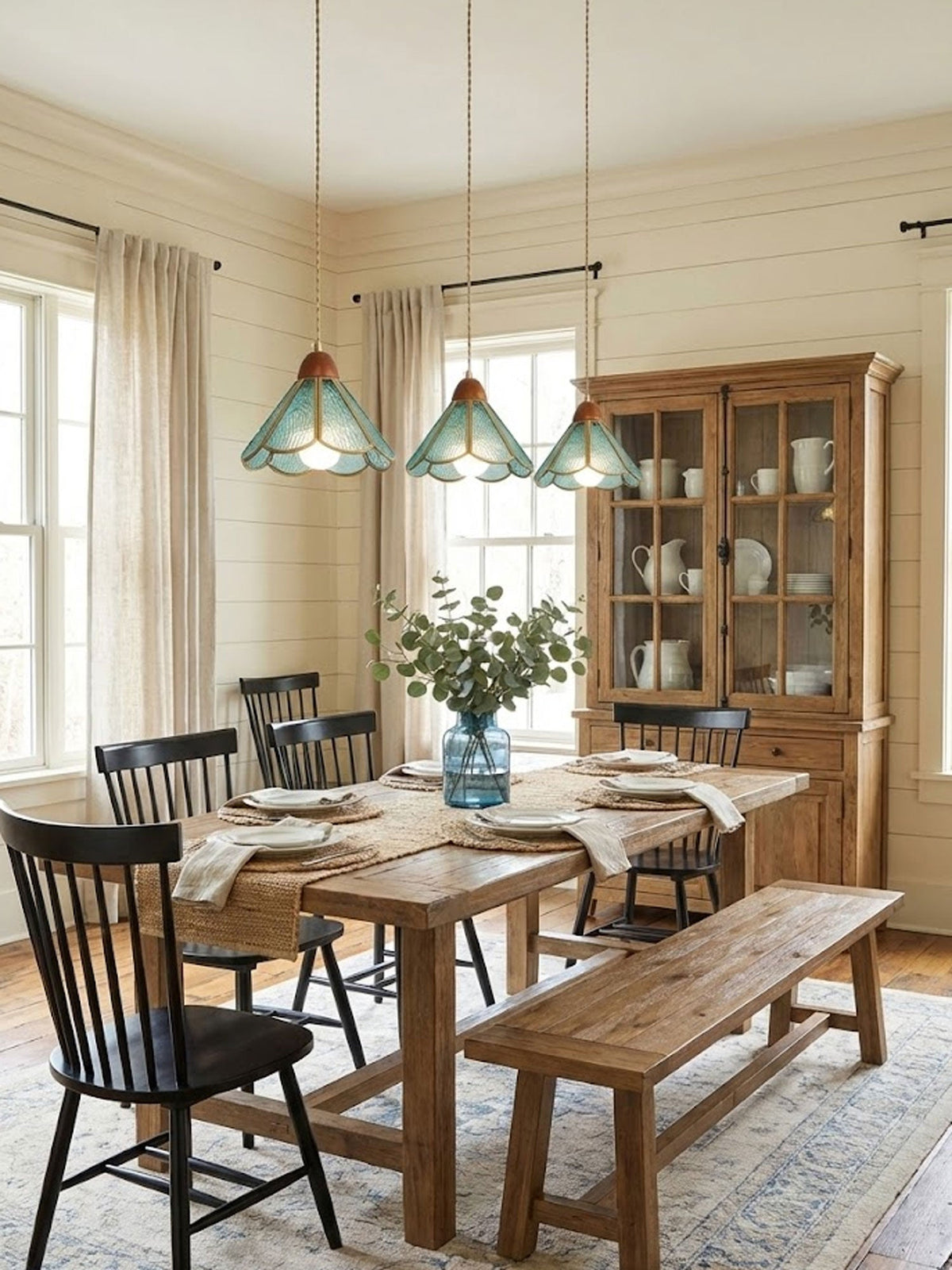 Ebjan Stained Glass Pendant Light