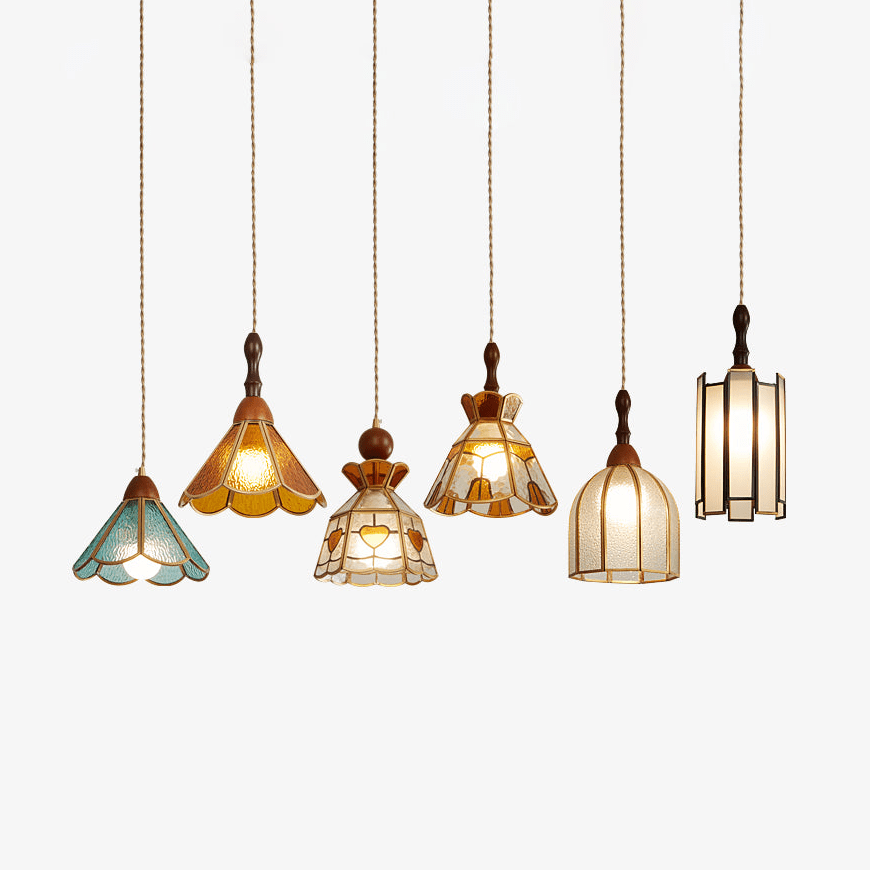 Ebjan Stained Glass Pendant Light