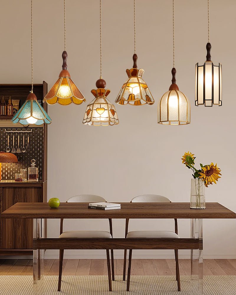 Ebjan Stained Glass Pendant Light
