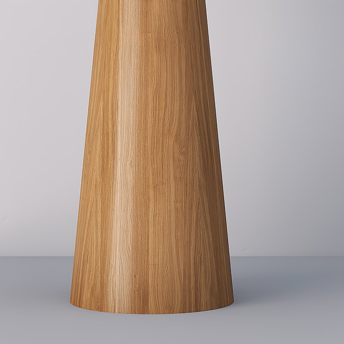 Apex Wooden Tapered Floor Lamp