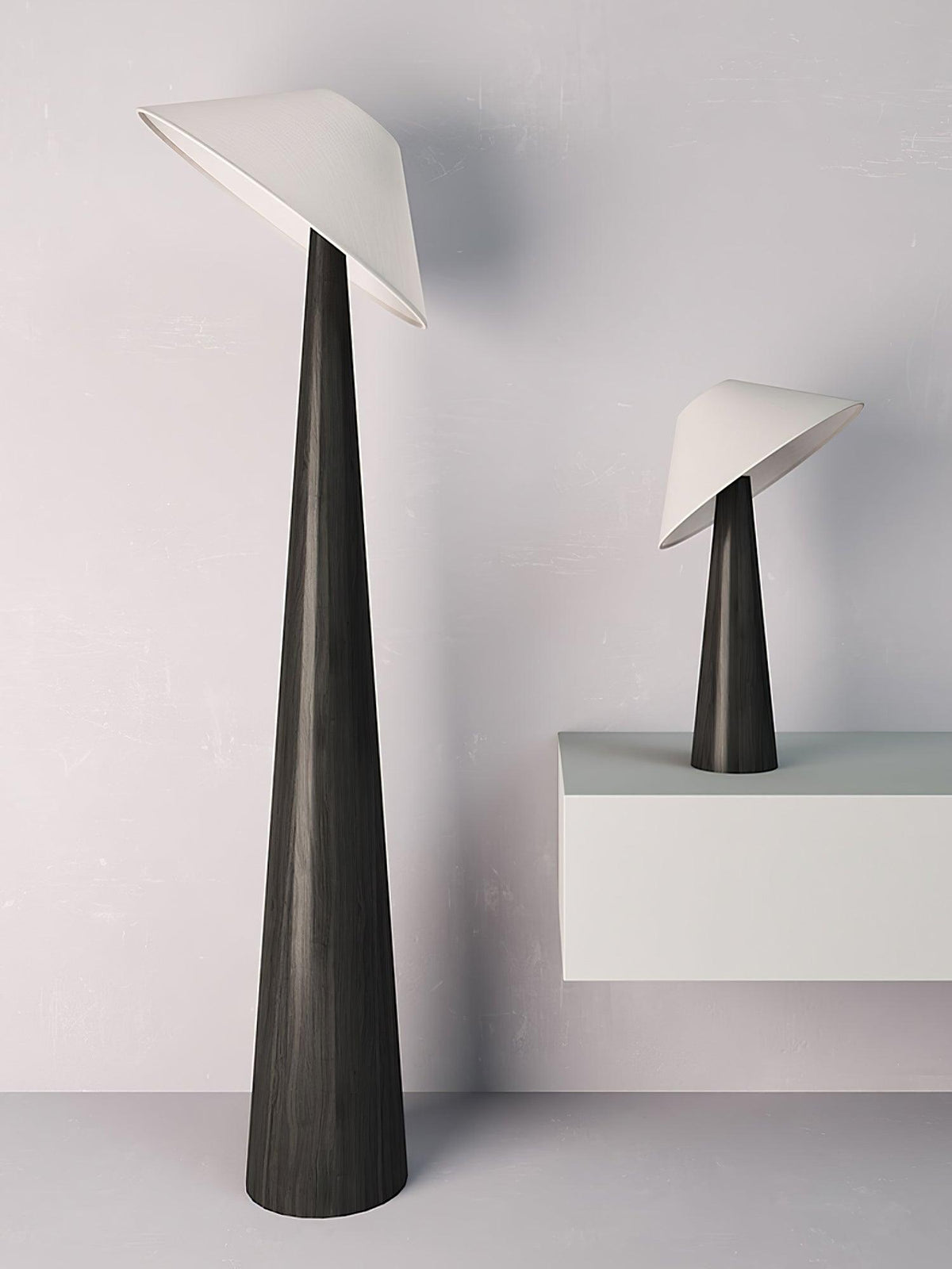 Vosile Sculptural Wood Table Lamp