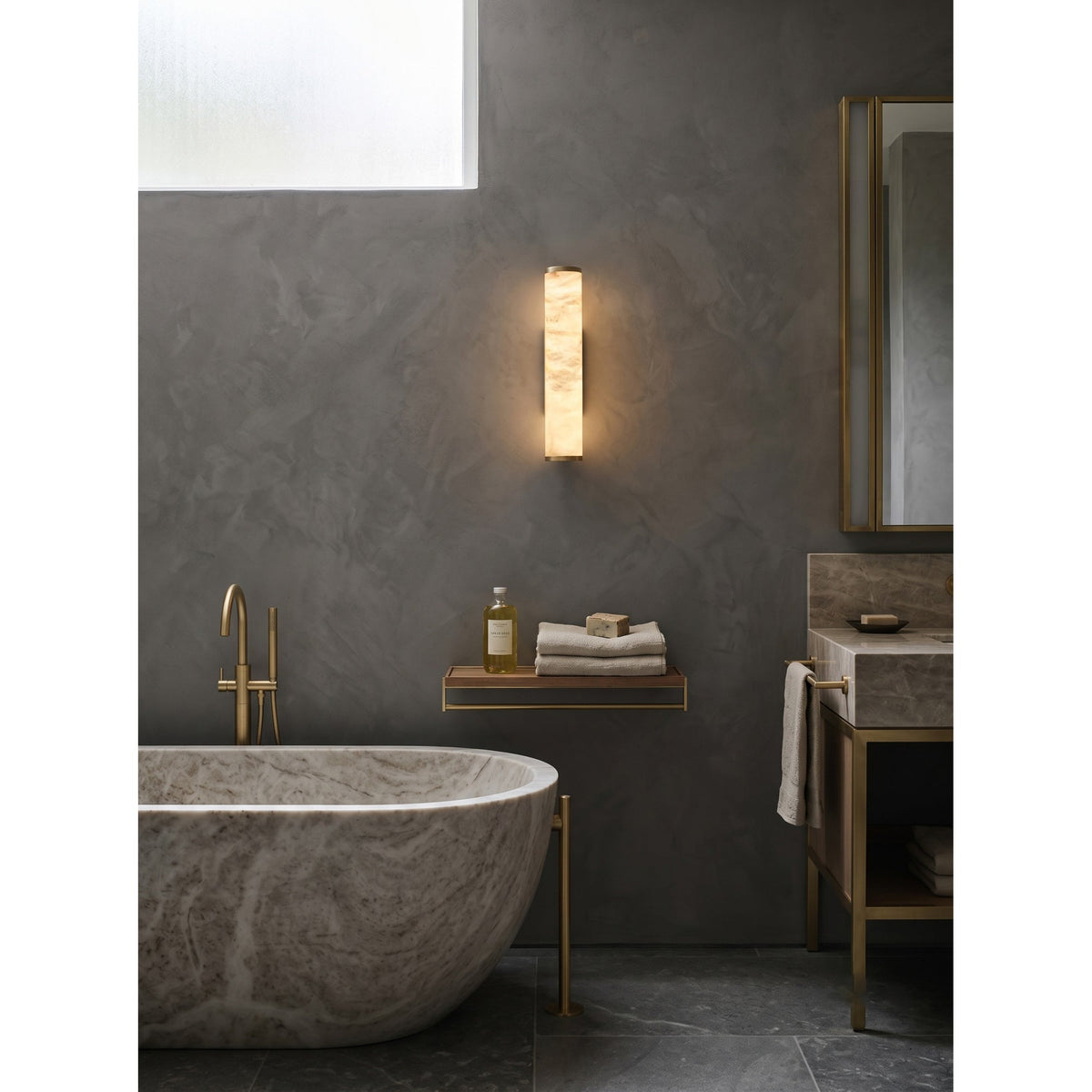 Ensha Alabaster Indoor Wall Light