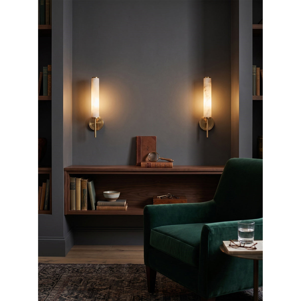 Ensha Alabaster Indoor Wall Light