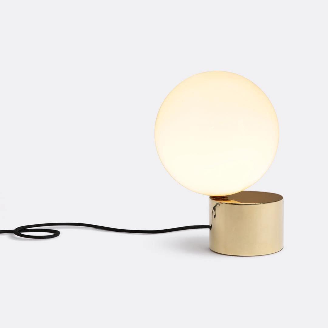 Eiraella Glass Industrial Table Lamp