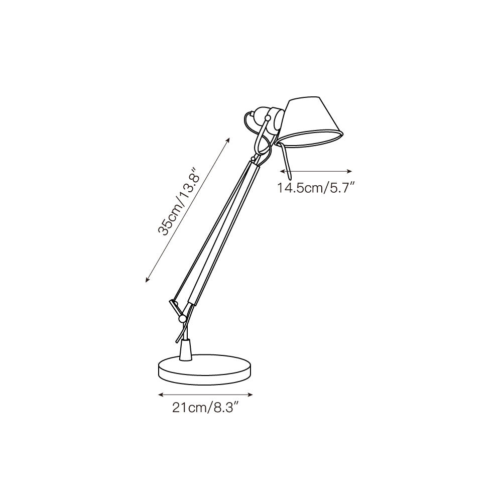 Haivo Articulated Aluminum Table Lamp