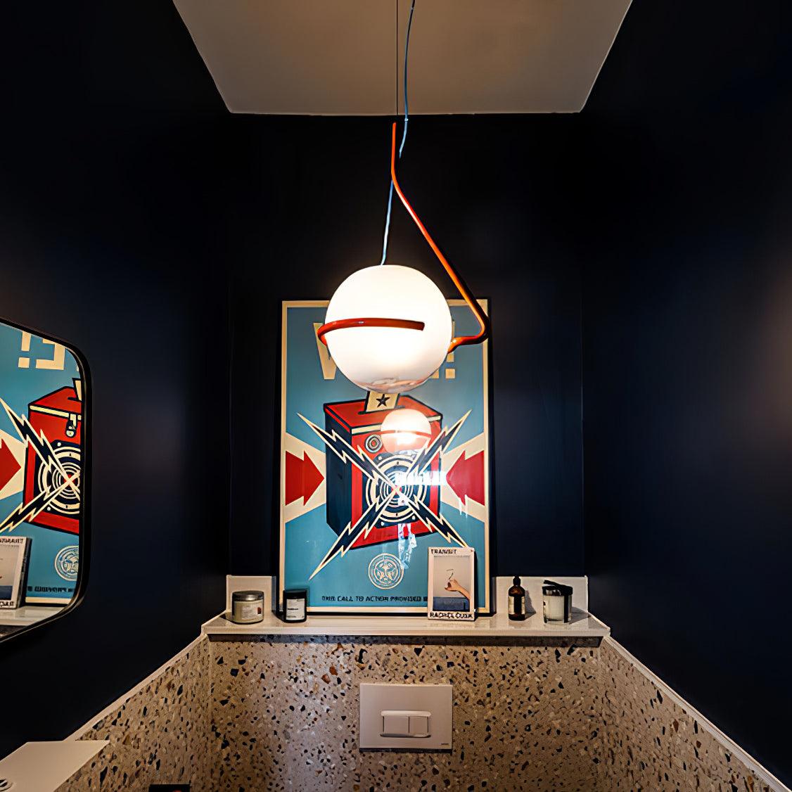 Circular Minimalist Pendant Lamp