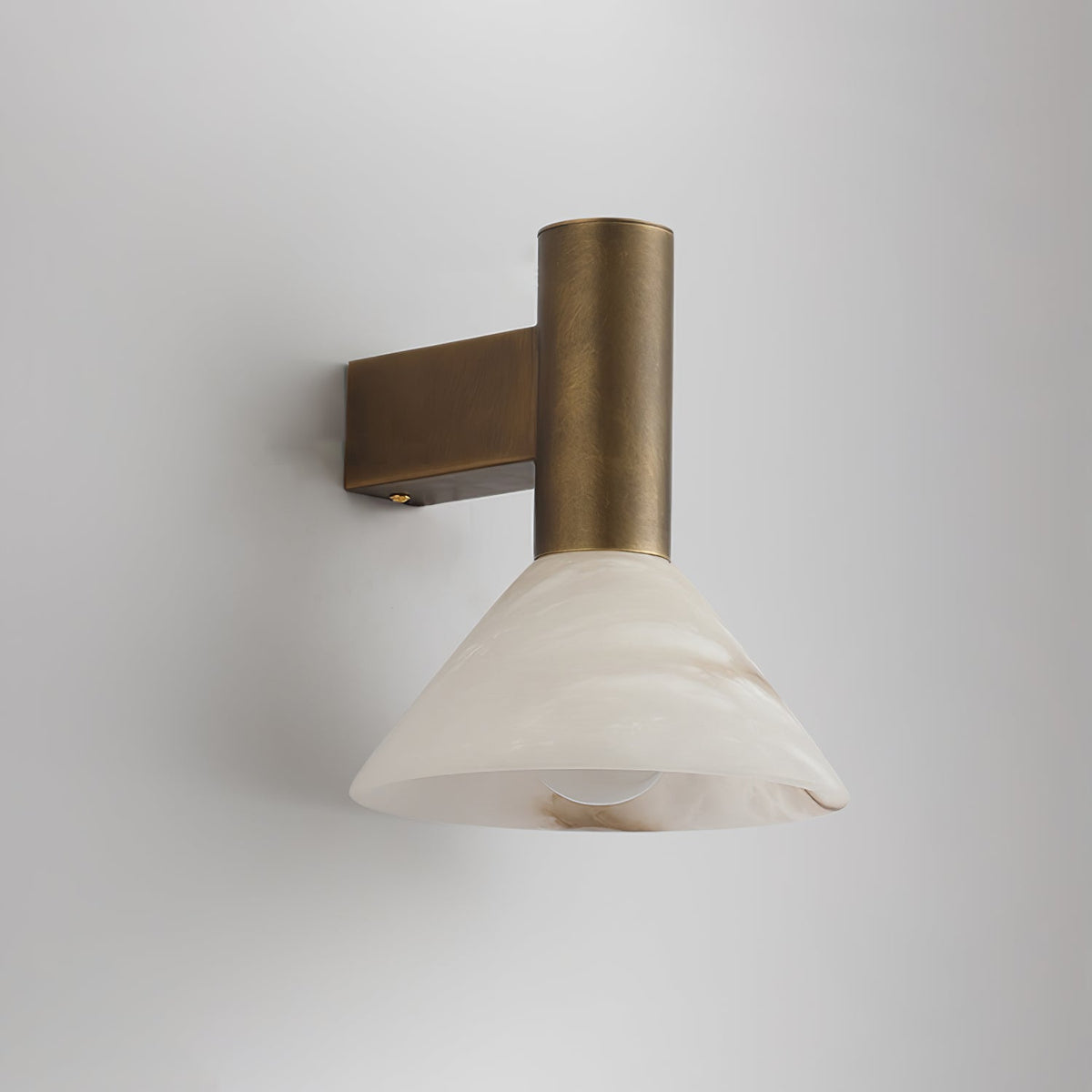 Rino Cone Alabaster Wall Light