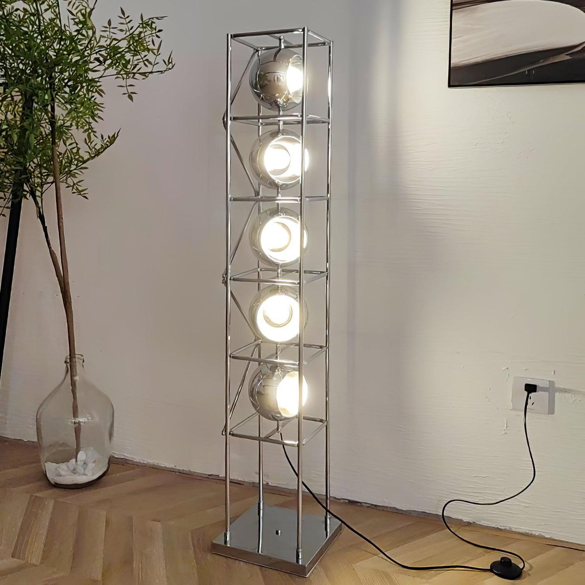 Halvor Industrial Floor Lamp