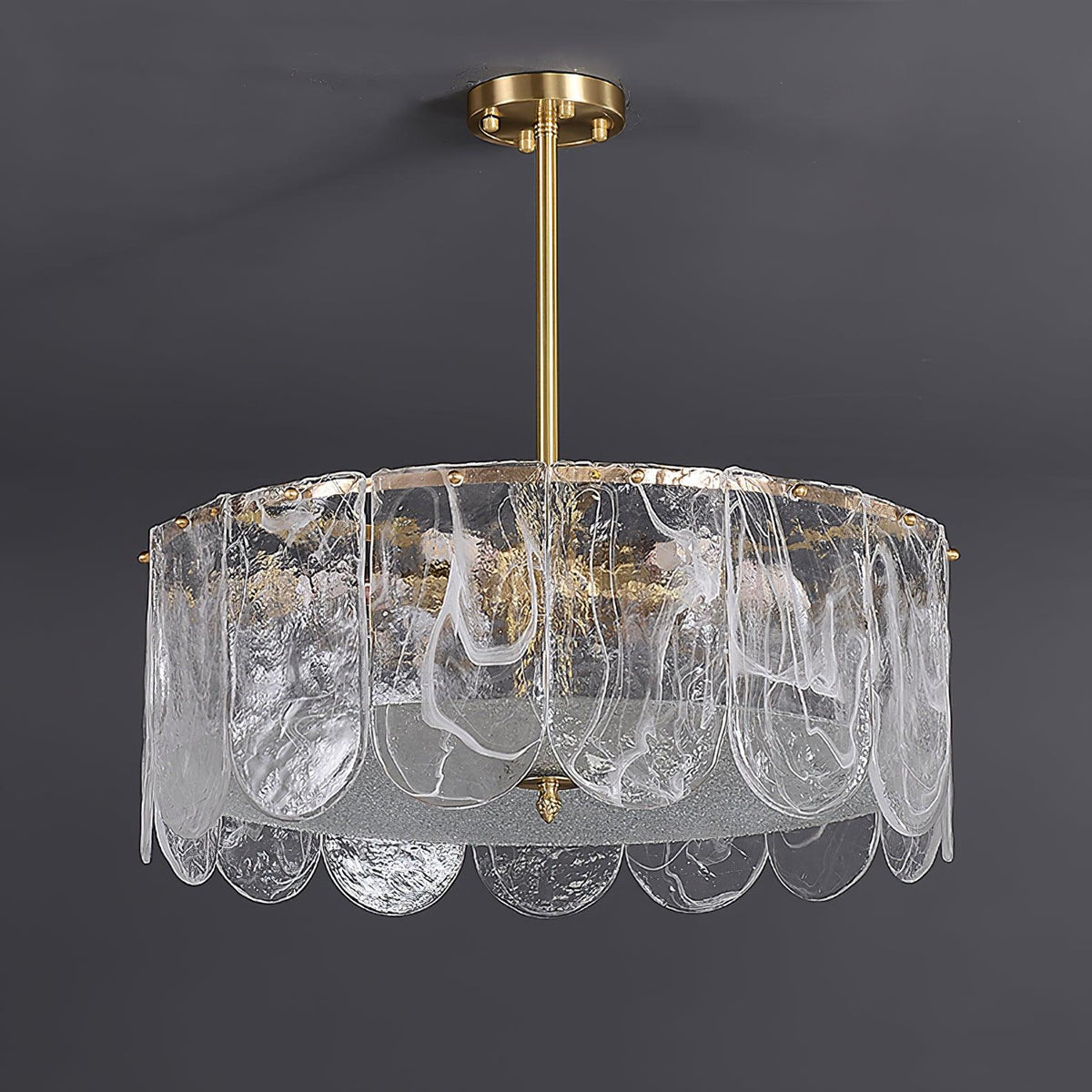 Eiraline Chandelier Traditional Classic Glass Metal