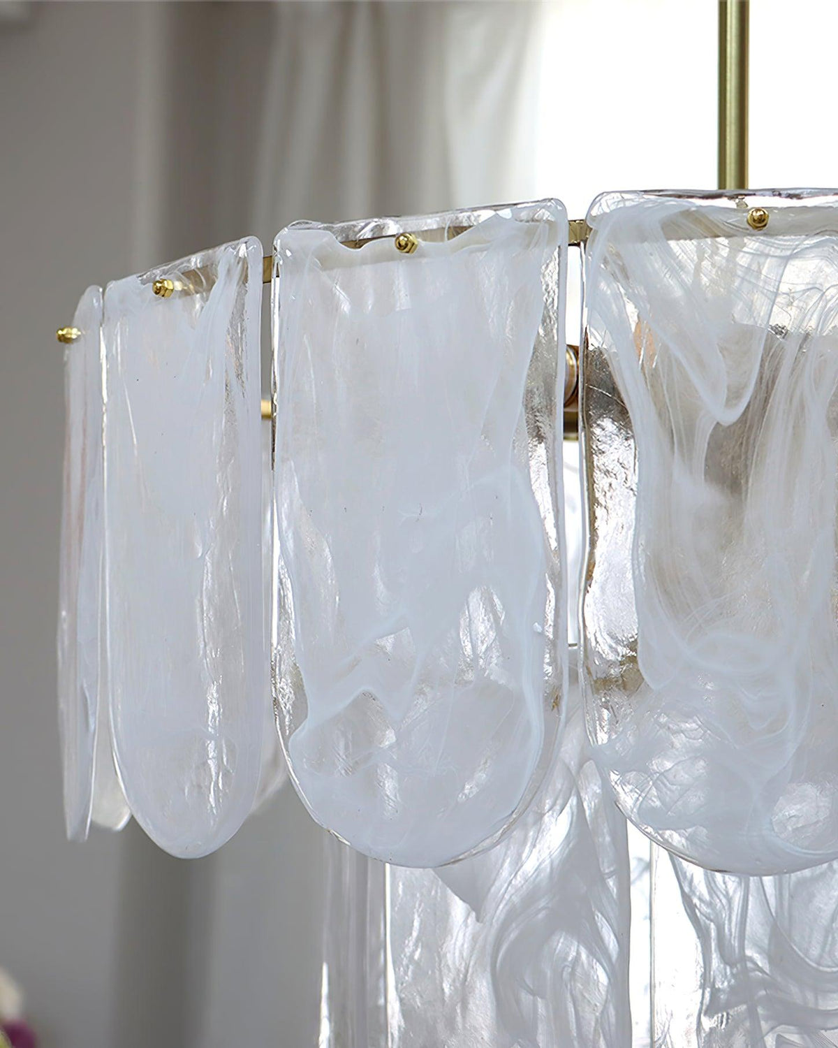 Eiraline Chandelier Traditional Classic Glass Metal