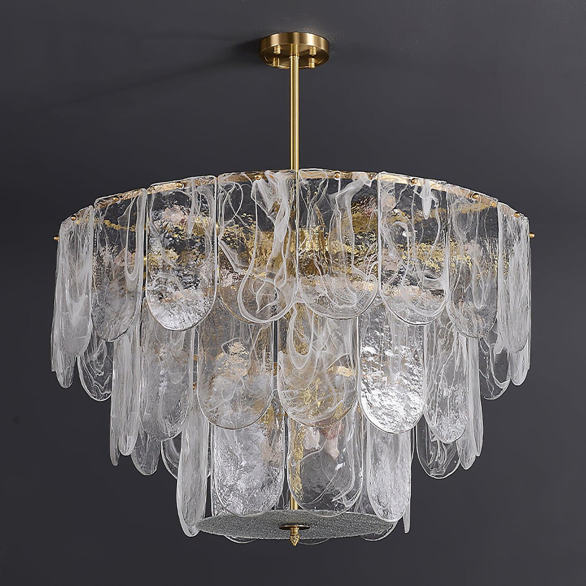 Eiraline Chandelier Traditional Classic Glass Metal