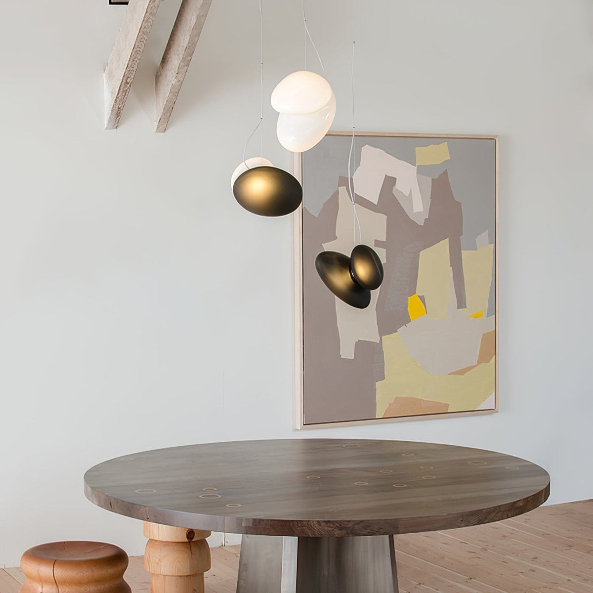 Nivelle Translucent Frosted Glass Pendant Light