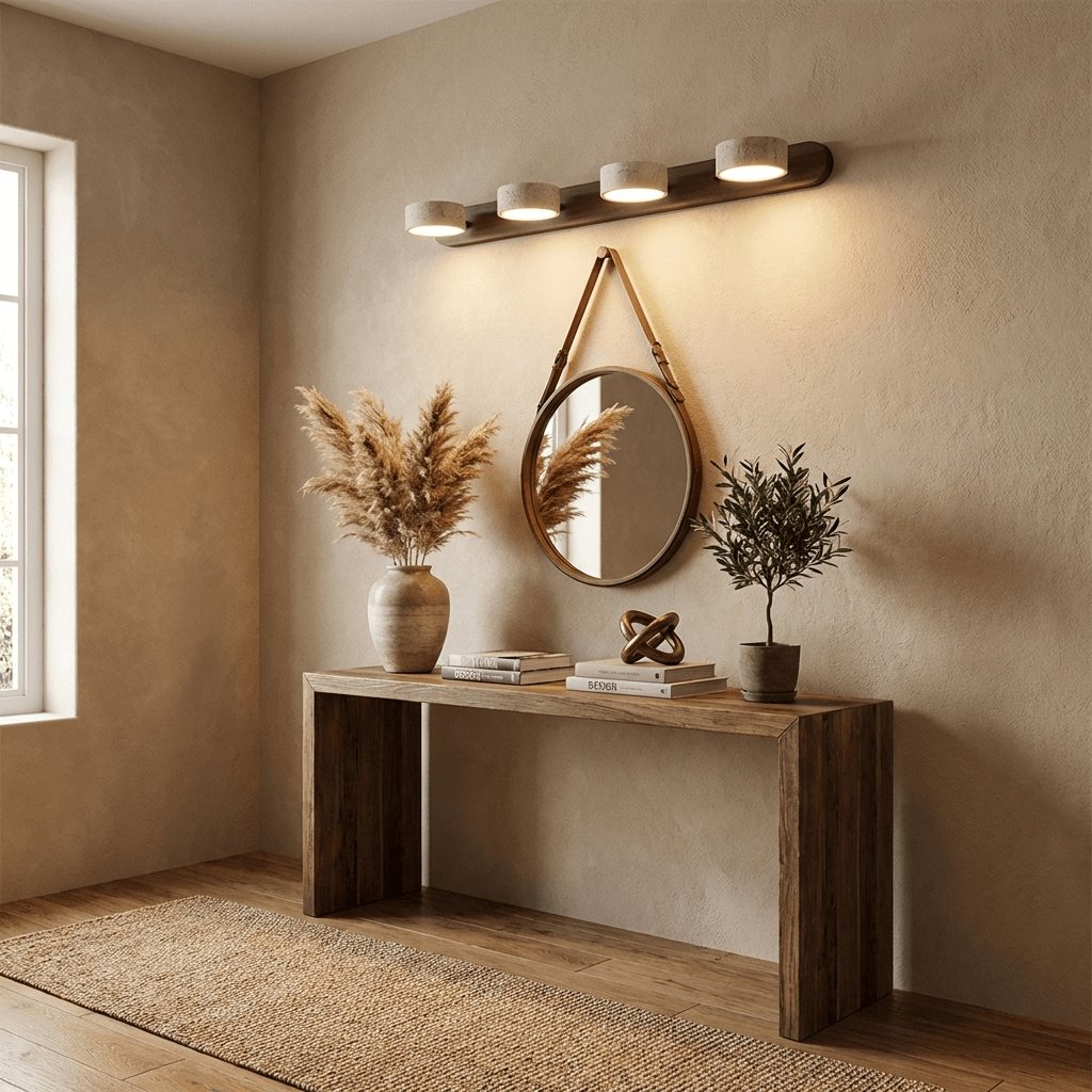 Hewen Travertine Duo Indoor Wall Light