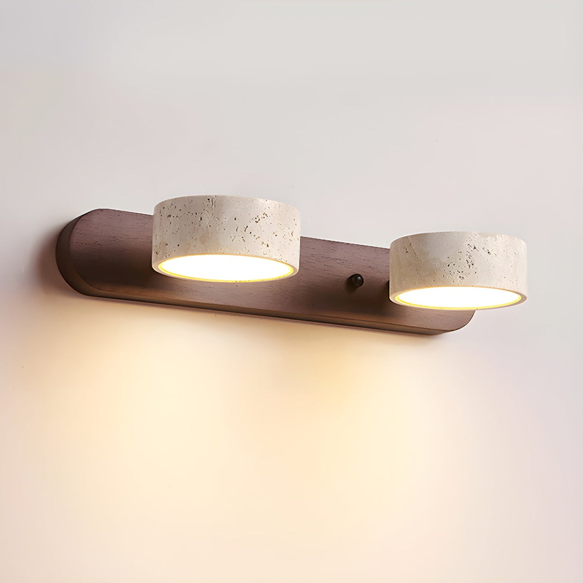 Hewen Travertine Duo Indoor Wall Light
