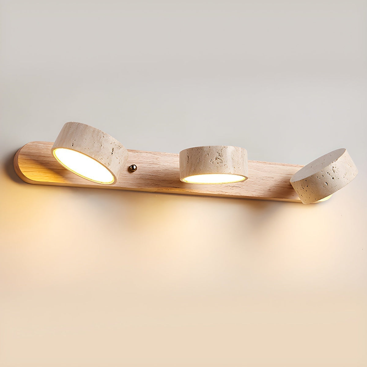 Voloreth Minimalist Travertine Wall Light