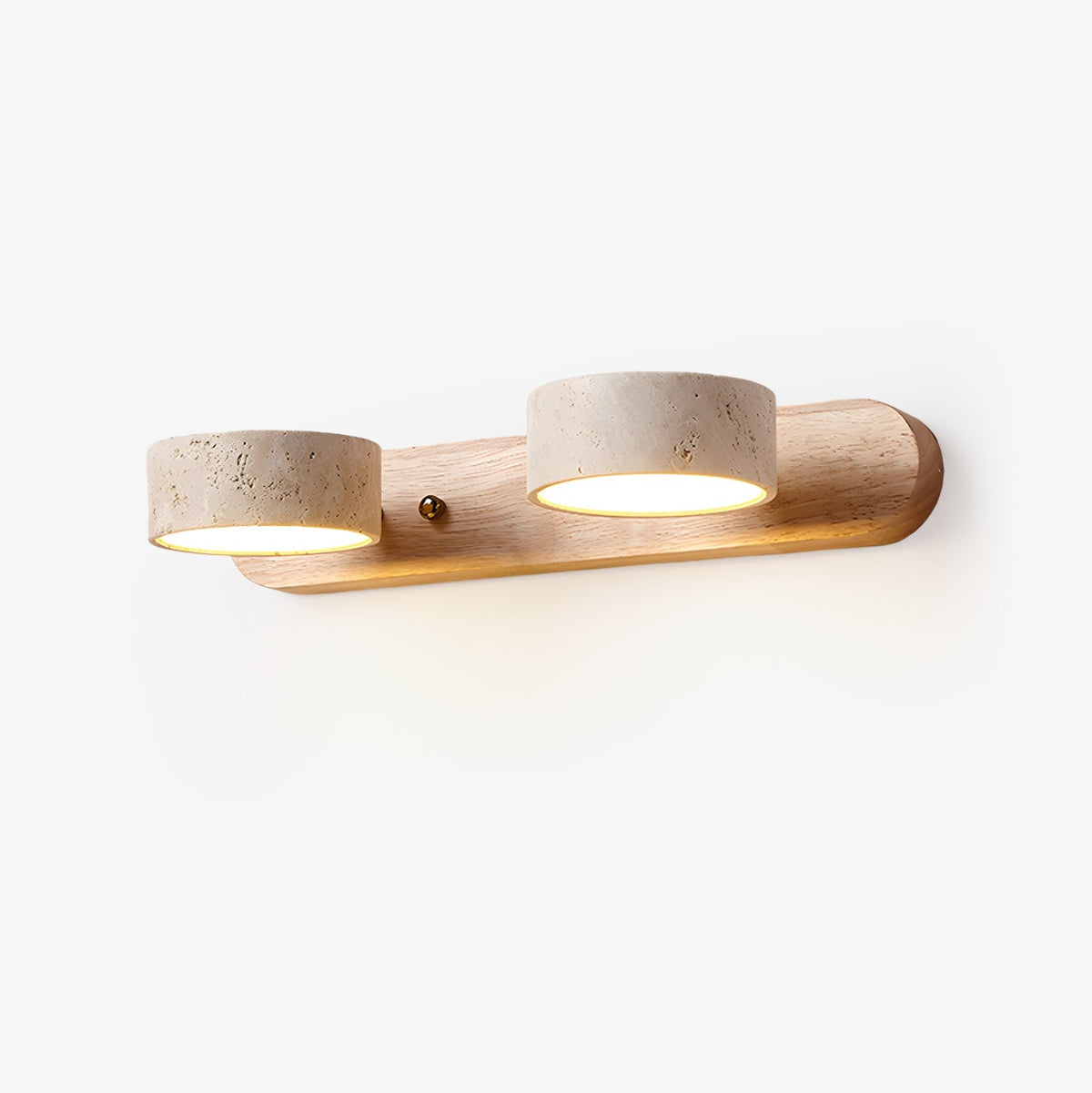 Hewen Travertine Duo Indoor Wall Light