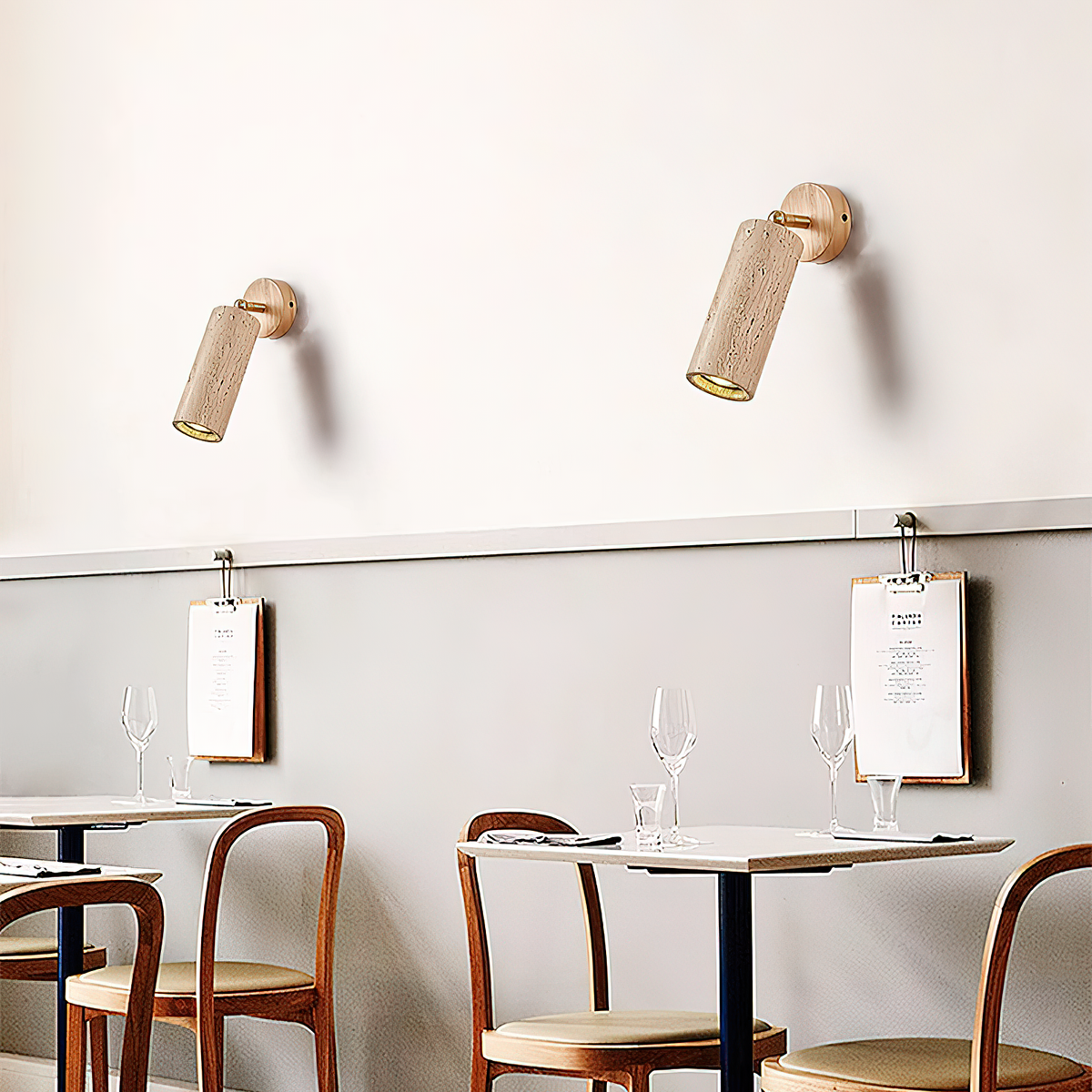 Seralella Travertine Wall Lamp
