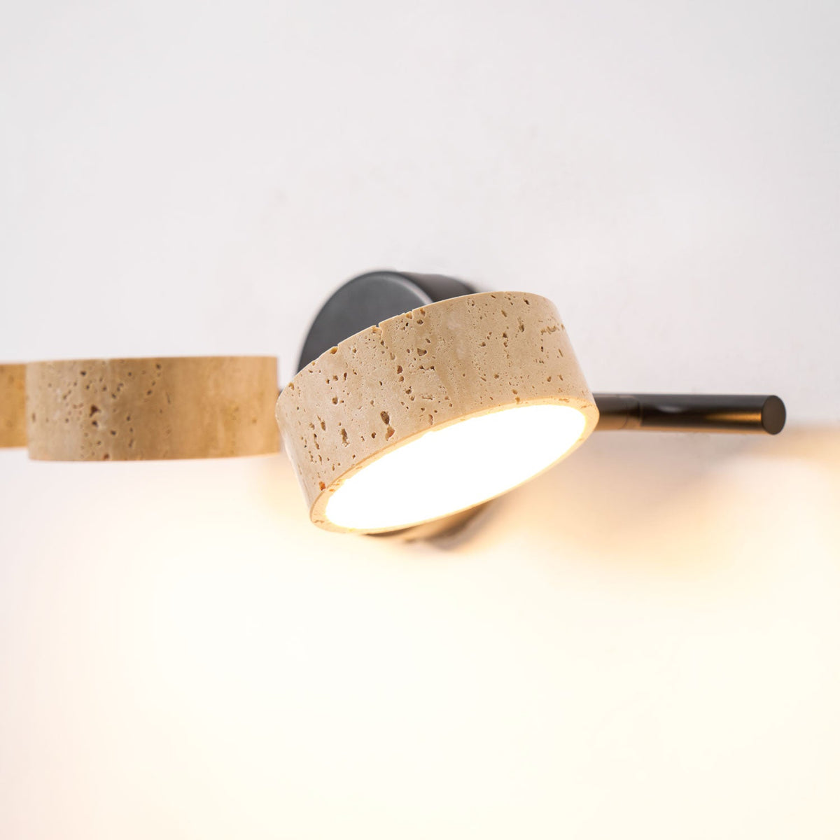 Ceshair Wall Light  Multi Head Travertine Vanity Light