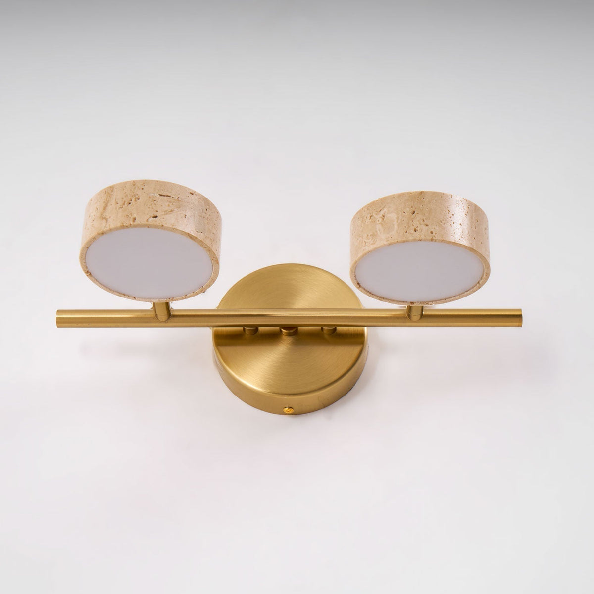Ceshair Wall Light  Multi Head Travertine Vanity Light