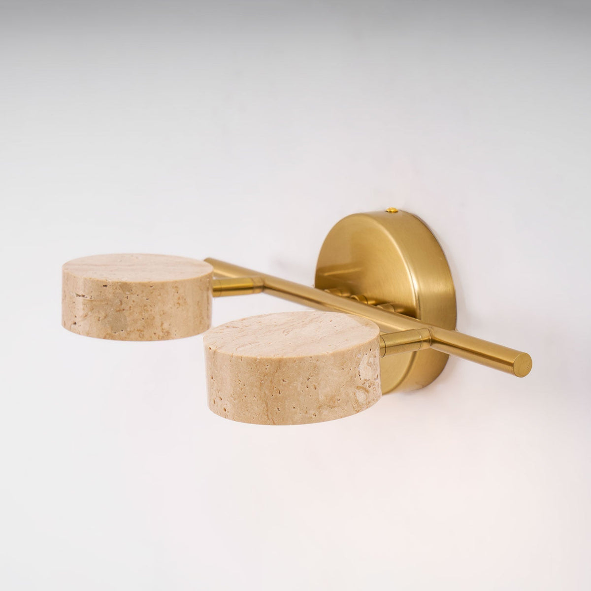 Ceshair Wall Light  Multi Head Travertine Vanity Light