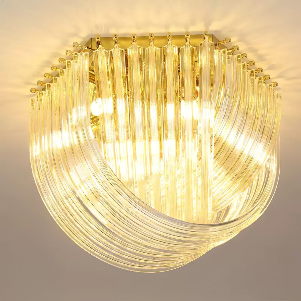 Nern Postmodern Luxury Glass Ceiling Lamp