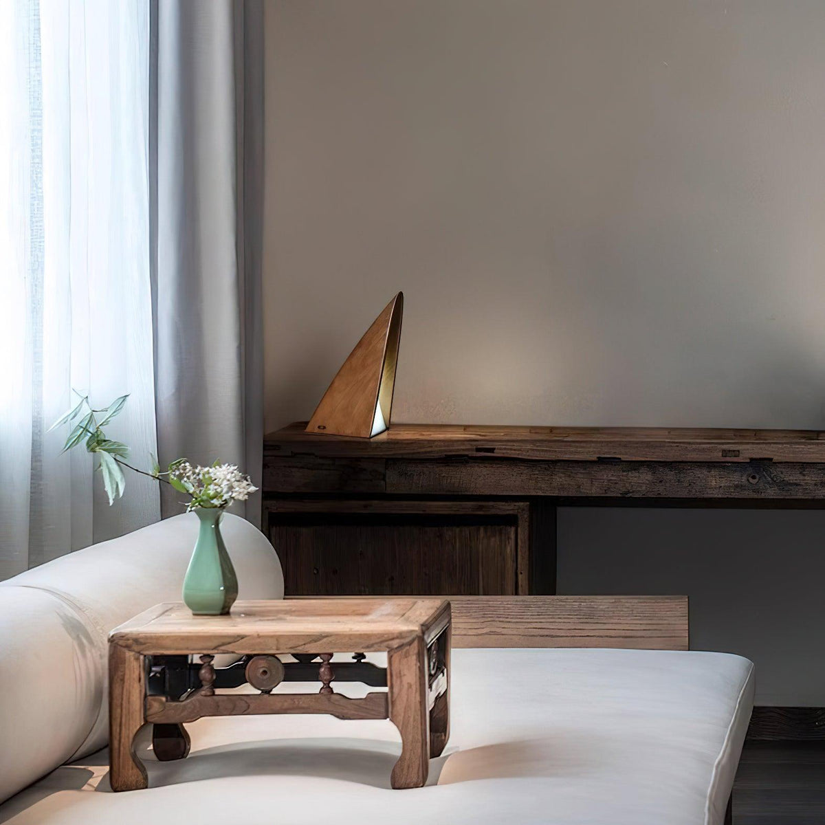 Justin Minimalist Wood Table Lamp