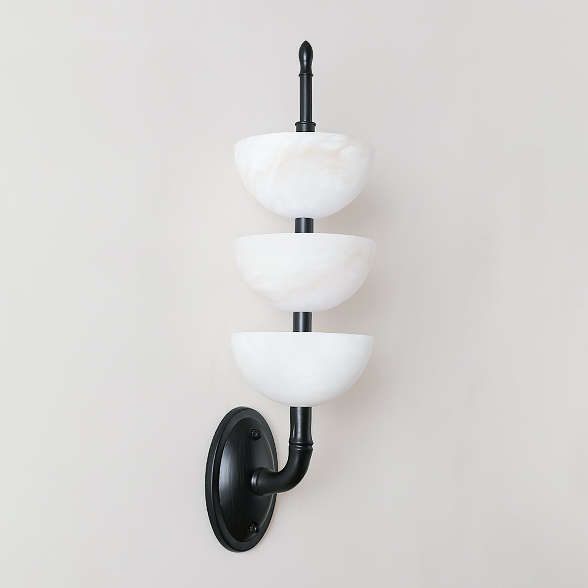 Pamio Triple Alabaster Indoor Wall Light