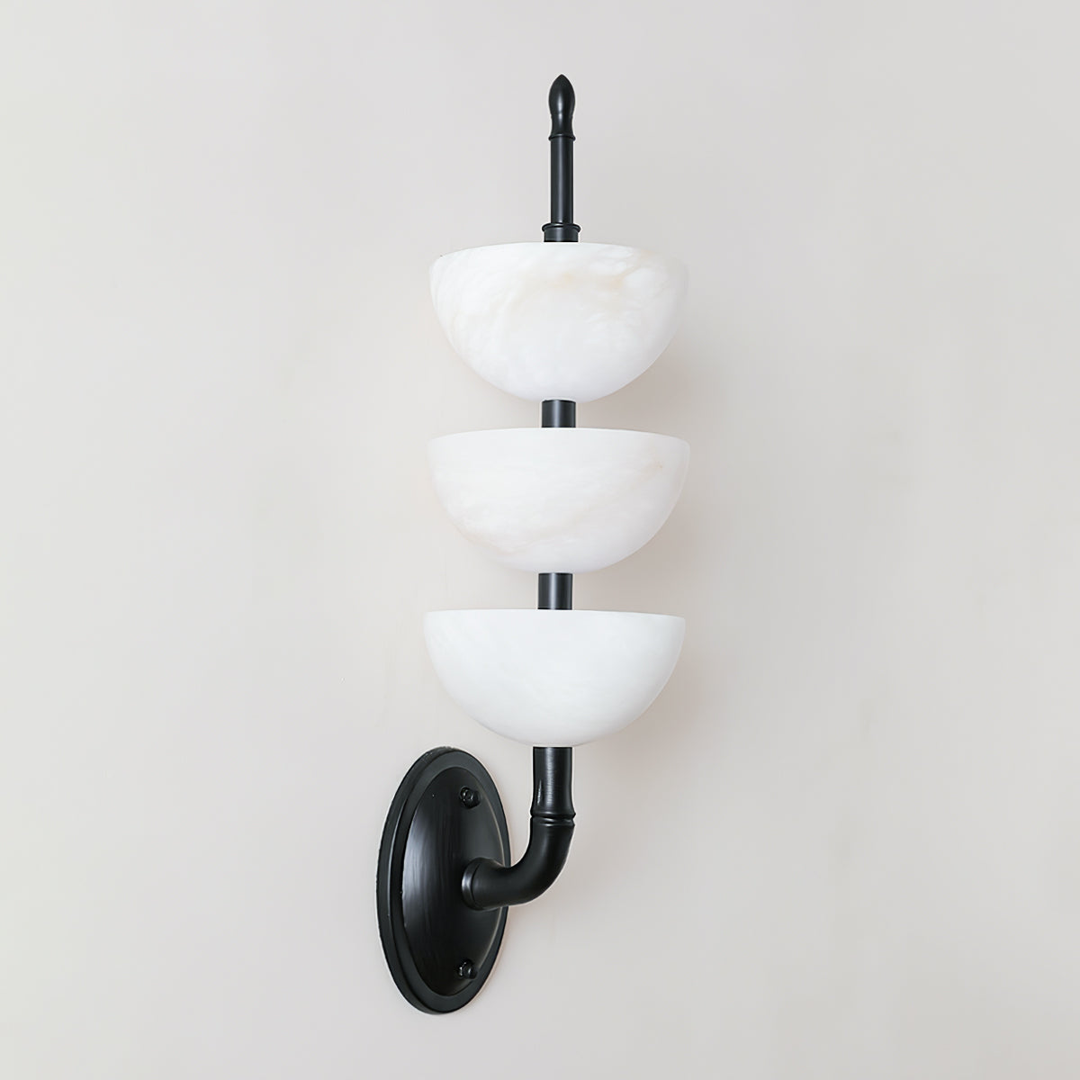 Pamio Triple Alabaster Indoor Wall Light