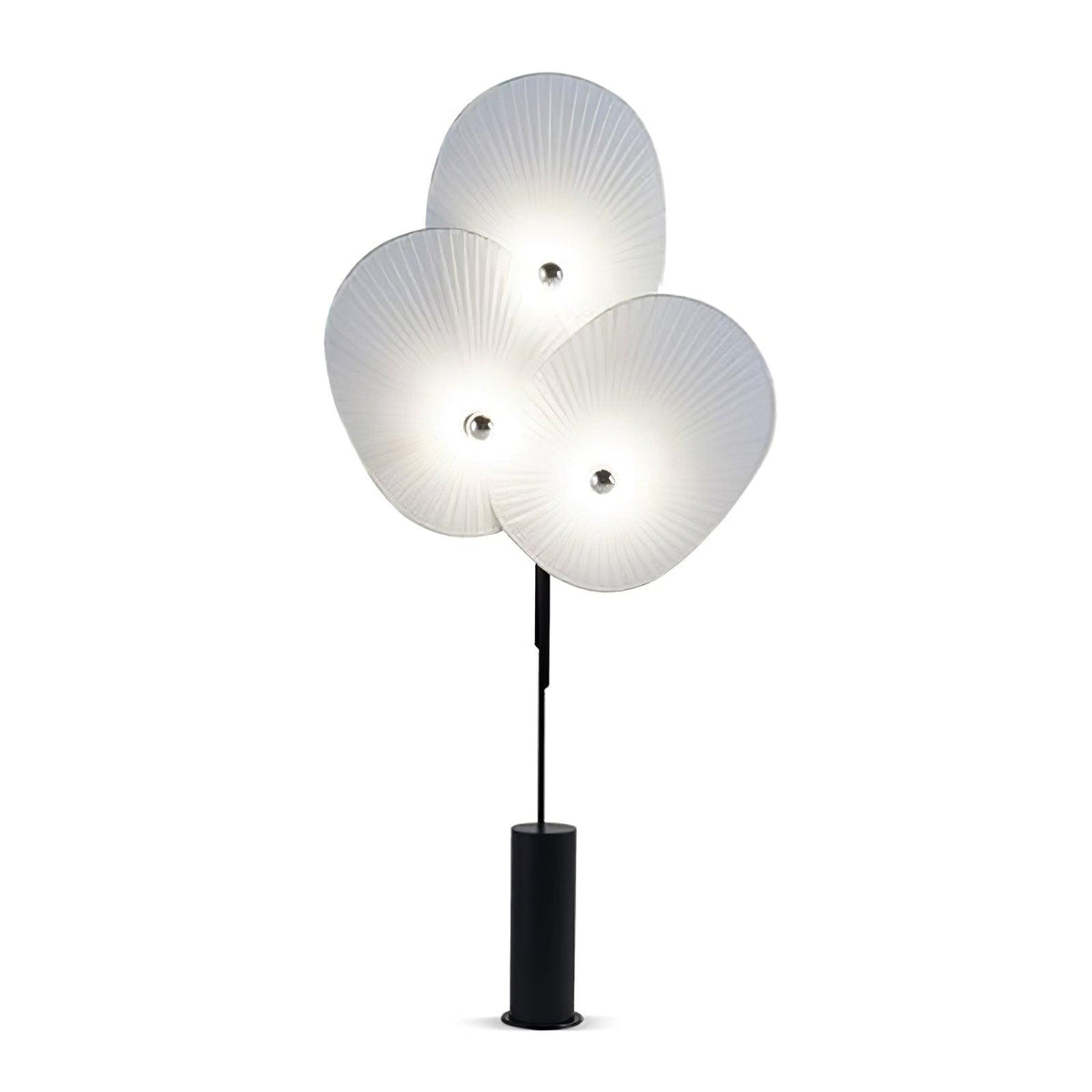 Scarlet Petal Fabric Floor Lamp
