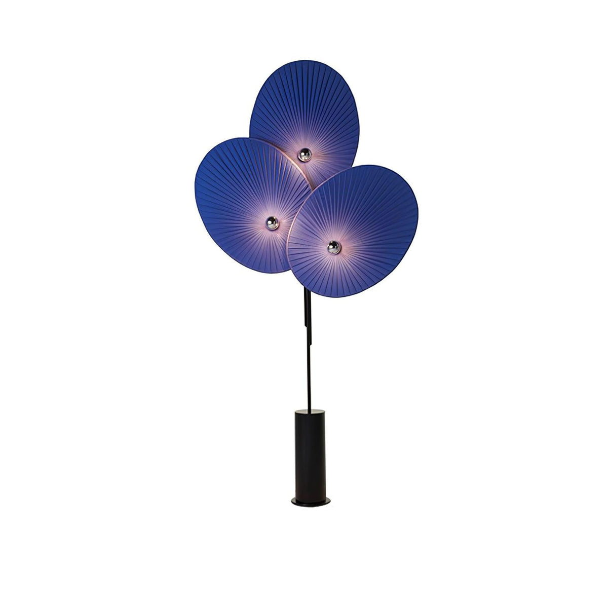 Scarlet Petal Fabric Floor Lamp
