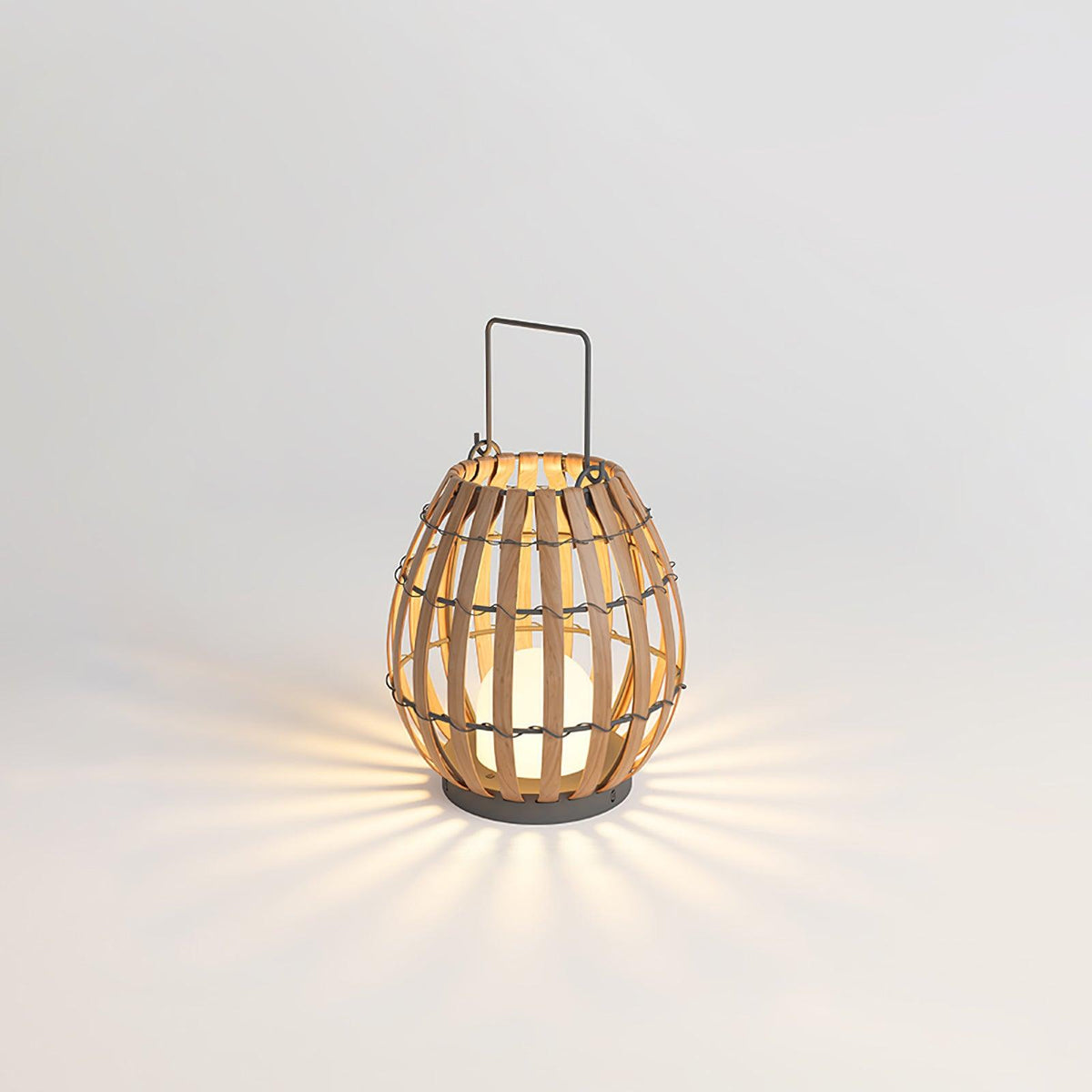 Veshael Tropic Braid Lantern Outdoor Lamp