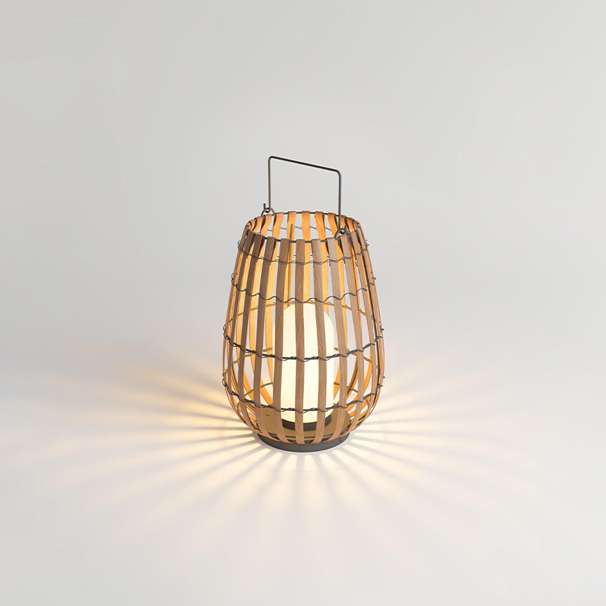 Veshael Tropic Braid Lantern Outdoor Lamp