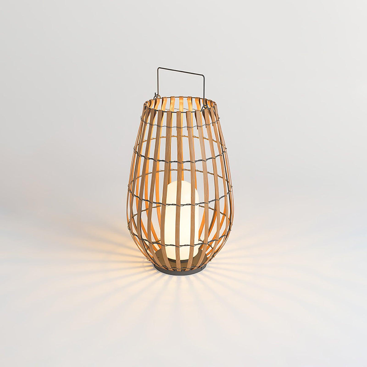 Veshael Tropic Braid Lantern Outdoor Lamp