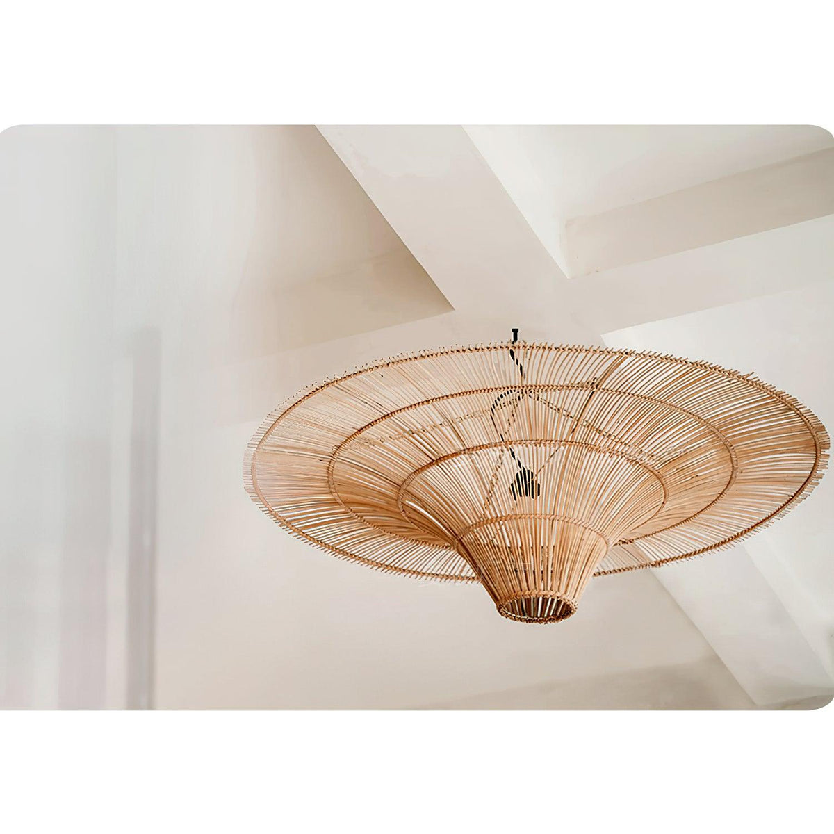 Caninella Chandelier Rattan Natural