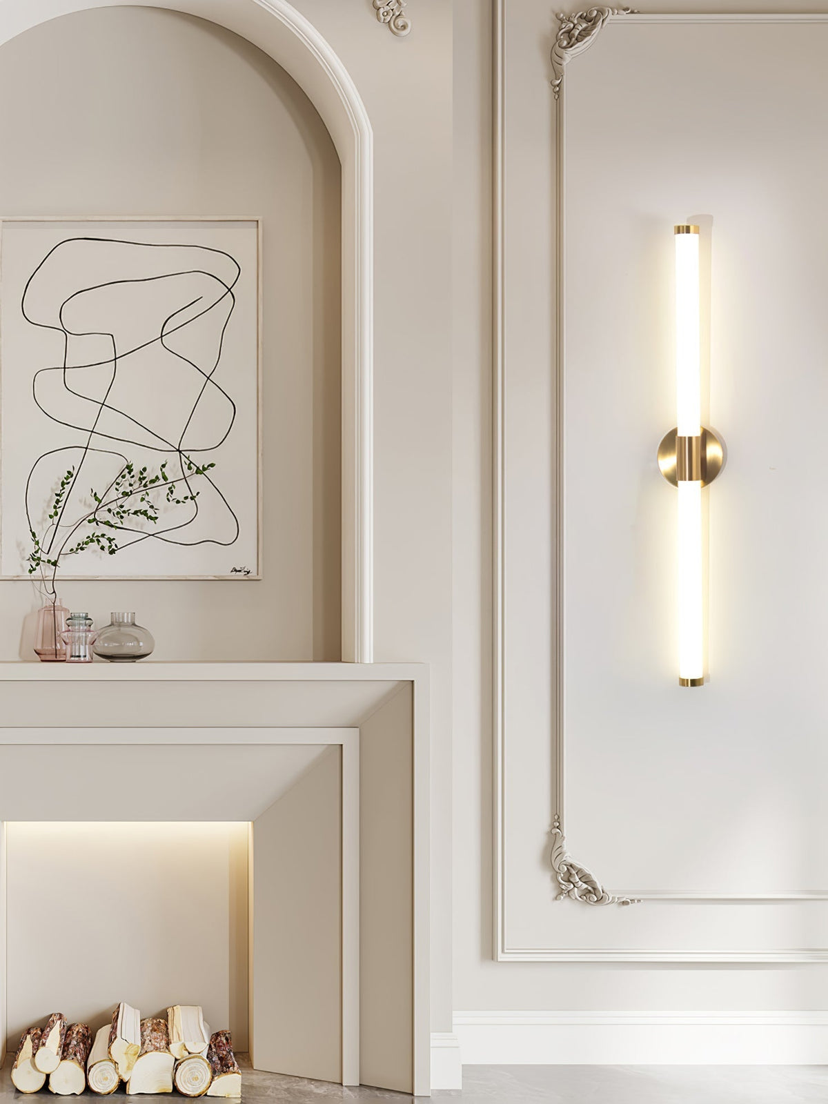 Cecarir Art Tubo Linear LED Wall Lamp