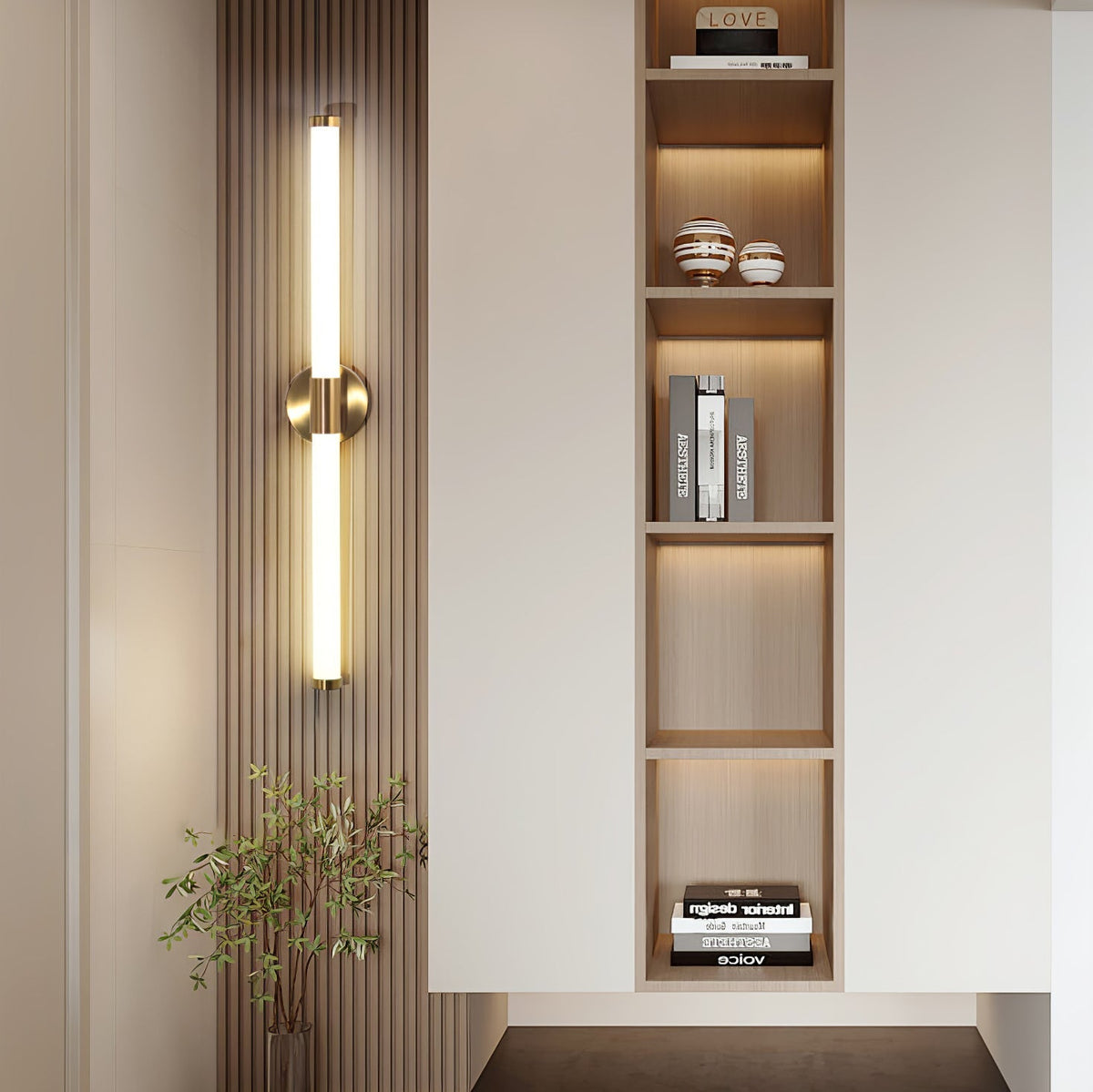Cecarir Art Tubo Linear LED Wall Lamp