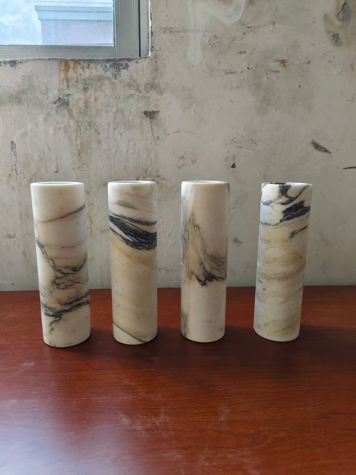 Kenoa Tubular Marble Indoor Wall Light