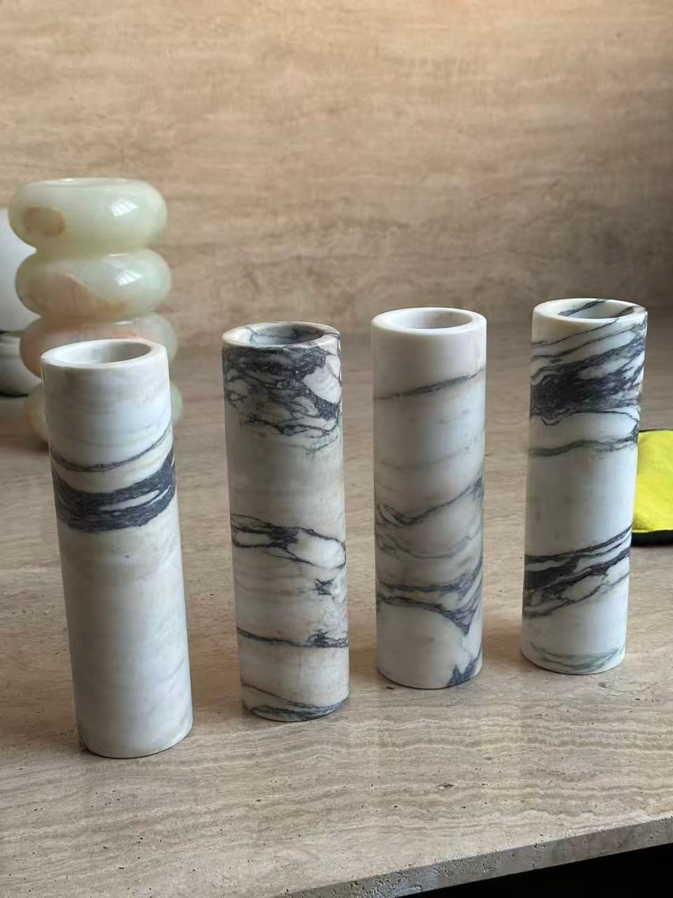 Kenoa Tubular Marble Indoor Wall Light