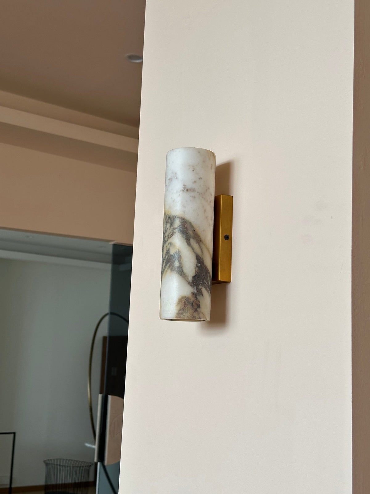 Kenoa Tubular Marble Indoor Wall Light