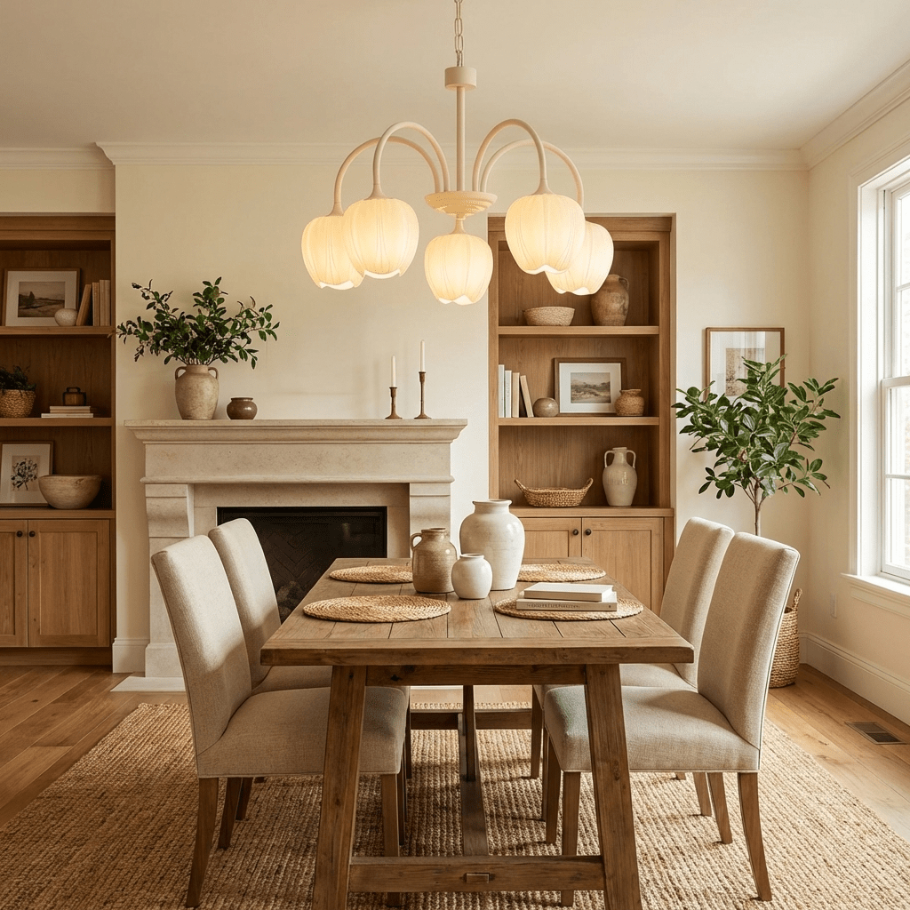 Gaina Tulip Matcha Chandelier