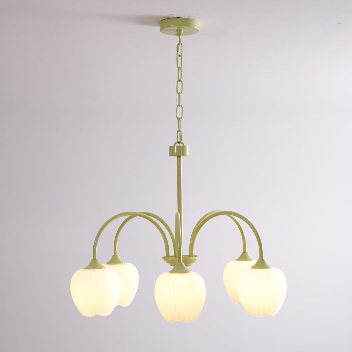 Gaina Tulip Matcha Chandelier