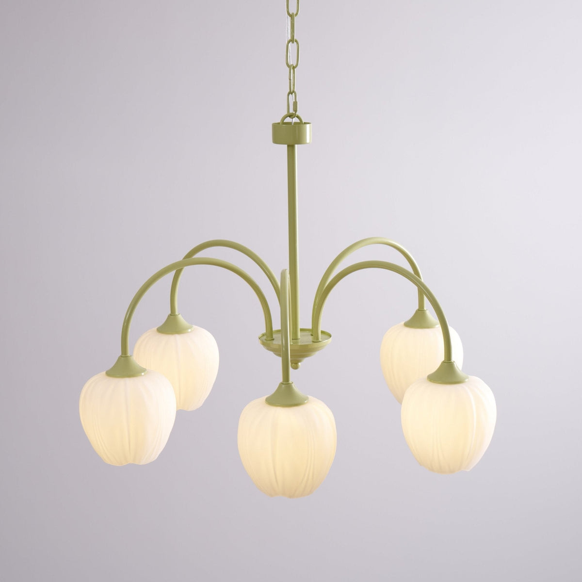 Gaina Tulip Matcha Chandelier