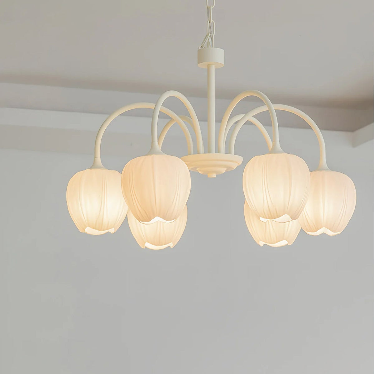 Gaina Tulip Matcha Chandelier